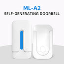 ML-A2 Self Powered Doorbell 35 Chime Waterproof Wireless Door Bell (EU)