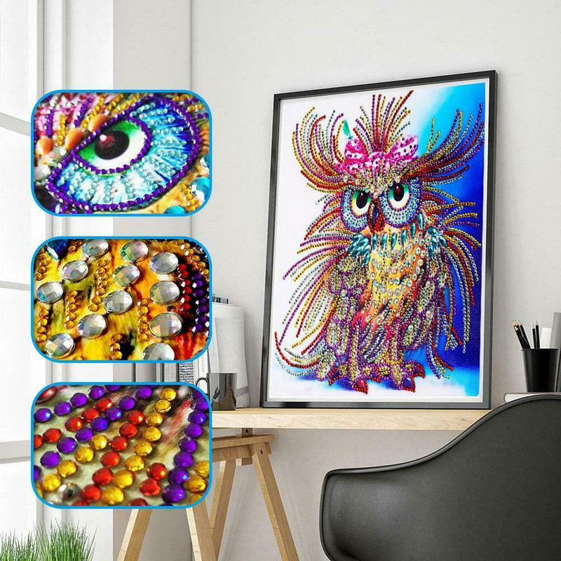 5D DIY Bird Diamond Painting Special Shaped Embroidery Mosaic Cross Stitch