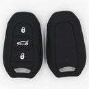 Silicone Keyless Entry Car Remote Fob Key Fob Bag Holder Case Smart 3 Buttons