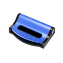 2pcs Adjustable Car Safety Seat Belt Holder Stopper Buckle Clip (Blue)