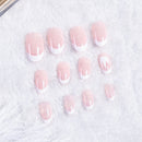 acrylic designer nail tips false french full cover nails art decor finger 24&M