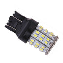2X T20 W21W 7443 7440 LED 64-SMD 1206 Tail Stop Brake Light Bulb Lamp White  Z