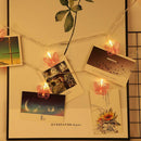 Butterfly Photo Clip LED Light Battery Garland Christmas Wedding Home Decor