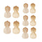 4 Pieces Violin Front Back Plate Solidwood Unfinished Violin DIY Parts 4-4