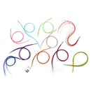 10 Strands Hair Extensions Hairpiece Spring + Microrings K4D4