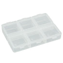 Fashionable 6 Cell Kit Multi-function Storage Box Portable Practical Home E