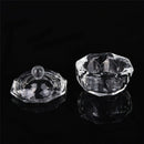 Crystal Glass Dappen Dish with Lid Bowl Cup Nail Art Craft Salon School Tool nME