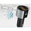 2 Dual USB 5V 3.4A LCD Car Bluetooth FM Transmitter Radio Adapter Modulator
