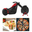 Pizza Tool, Motorcycle Pizza Cutter Wheel, Stainless Steel Plastic Motorbike