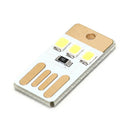 5PCS Night Lamp Pocket Card USB Power LED 0.2W Light for Computer Laptop neME