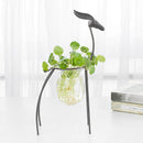European Iron Deer Flower Vase Creative Hydroponic Container Glass Living R F5K4