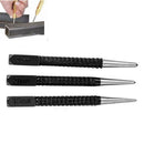 3pcs High-carbon Steel Center Punch Set 10cm Non Slip Center Punch For Allo