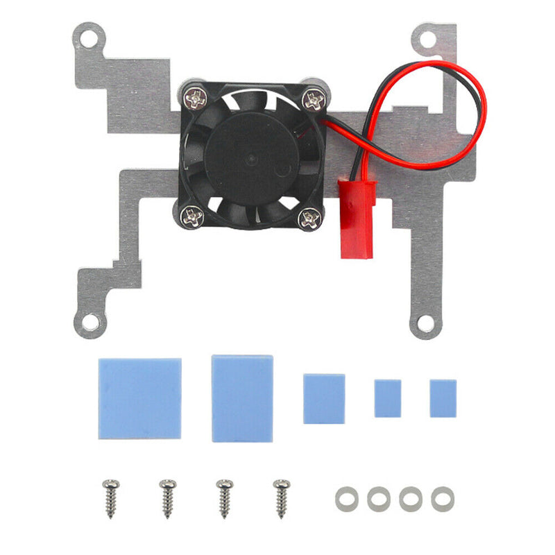 3.5 inch TFT Touch Screen with Case Fan Radiator Kit for Raspberry Pi 4B
