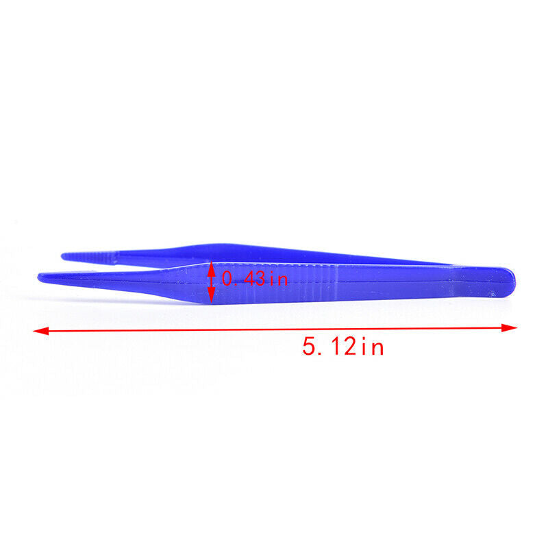 10pcs Plastic Beads Small Disposable Tweezers Tools Crafts DIY Jewelry Mak Ew