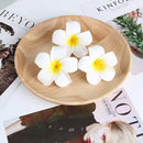 100pcs Frangipani Hawaii Flower Head Foam Decor for Wedding Craft Style Flo N7Y9