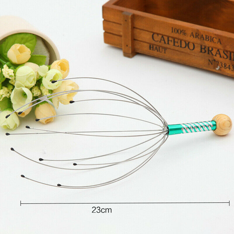 Octopus Head Care Neck Relief Stress Relaxing Claw Massage Skin Care MassagS Gn