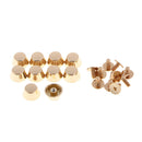 10 Pieces Brass  Feet Screw Head Purse Handbag Nailhead Stud Spike Spot