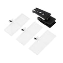 Transparent Acrylic Folding Eyeglass Clip On Magnifying Lens Flip Loupeã€NME