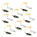 8pcs Power Grip Release Clip Planer Board Boat Outfitting with Longline Snap
