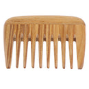 Sandalwood Beard Combs - Wide Tooth Pocket Comb - No Static Wooden Grooming Comb