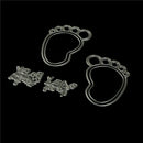 Lovely Baby Foot Cutting Dies Stencil Book Photo Album Card Embossing Craft  Z