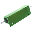 Chassis Mounted Aluminum Shell 100W 0.2 Ohm Wirewound Resistor Green