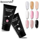 ibcccndc 30ML Poly Gel Long-Lasting Finger Nail Crystal Jelly Camouflage UV