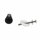 Toilet Seat Top Fix Screws Fixings 2 Pairs Universal Expanding Rubber Screw