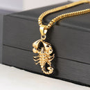 Fashion Hip Hop Men Scorpio Long Chain Sweater Necklace Punk Rock Jewelry Gi_