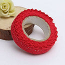 1x Decoration Band Christmas Ribbon Lace Wedding Gift on 1.8 * 170cm Red