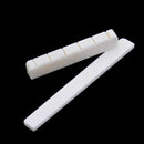 2pcs Classical Buffalo Bone Bridge Saddle And Slotted Nut For Acoustic Guitar