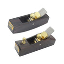 2x DIY Woodworking wood tool Hand Flat Plane Set Bottom Edged Handle Tool