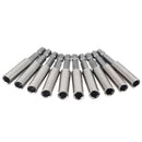 10Pcs 60mm Magnetic Screwdriver Extension Bit Tips Kit Holder 1/4" Hex Shank #