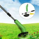 Cordless Grass Trimmer Mower Weed Lawn Cutting C5D7 Garden Leaves J0M8