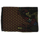 Women Peacock Chiffon Scarf Long Soft Shawl Silk Wrap Neck Warm Stole black Z1F8
