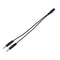 Black 3.5mm female to 2 of 3.5mm Male Audio Splitter Cable for speakers or  U9A1