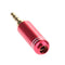 4Pieces 2.5mm Stereo Male Plug Jack Audio Adaptor Soldering Connector
