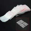 200x Mini Clear Self Press Seal Polyethylene Zip Lock Plastic Jewelry Bags AAF