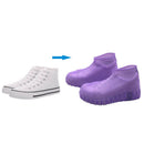 Silicone Overshoes Can Be Reused Waterproof Thick Wear-Resistant Anti-Slip  Q9F6