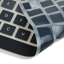 English Rubber Keyboard Cover Protector Film for Macbook Air 13/15/17" Gray