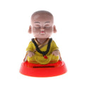 3pcs/set Plastic Solar Powered Shaking Head Bobbling Figures Car Decor ACCS