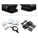 Dual Charger USB Charging Base 5V 300mA with 2 Batteries for Xbox One Controller