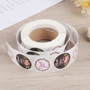 500Pcs/roll Floral Thank You Stickers seal label scrapbooking Xmas New Year Gif@