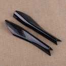 Carbon Fiber Style Rearview Mirror Trim Cover Strip fit for Ford Mustang 2015-17
