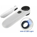 40X Magnifying Magnifier Glass Jeweler Eye Jewelry Loupe Loop With 2 LED LiS Hn