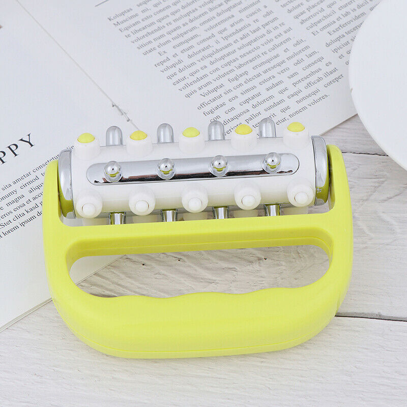 Manual Body Massager Roller Handheld Pain Relief Cellulite Massage Press Rol 3C