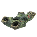 Set of 2, Artificial Mountain & Hollow Tree with Fish Cave Fish Tank Aquarium