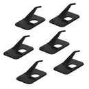 6 Pcs Hunting Archery Recurve Bow Plastic Adhesive Arrow Rest Right Hand