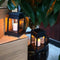2pcs Waterproof Solar Table Lamp Garden Hanging Decor LED Candle Light