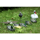 Plastic Floating Swan Decoy for Hunting &Fishing Garden Scarer Scarecrow